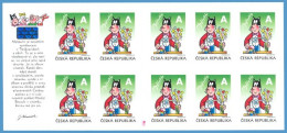 Booklet 657 Czech Republic Myspulin Of Ctyrlistek, Four-Leaf Clover Cat, Comics Character 2010 1st Edition - Unused Stamps
