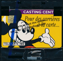 Télécartes France - Publiques N° Phonecote F202 - EURODISNEY Casting Center (120U - GEM Neuve) - 1991