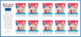 ** Booklet 672 Czech Republic Pinda Of Ctyrlistek Four-leaf Clover Cartoon 2011 Dog Cat Pig Hare 1st Edition - Unused Stamps