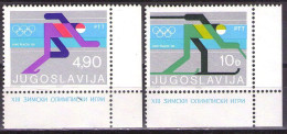 Yugoslavia 1980 - Winter Olympic Games-Lake Placid - Mi 1821-1822 - MNH**VF - Nuevos