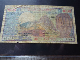 Billet CAMEROUN  1000 Francs-1-06-1984 - Kamerun