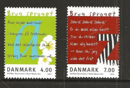 Denmark 2001  European Year Of Languages Mi  1271-1272   MNH/**) - Neufs