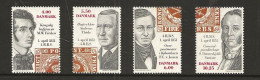 Denmark 2001   150th Anniversary Of Danish Stamps.  Mi  1273-1276   MNH/**) - Unused Stamps