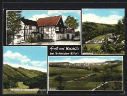 AK Broich Bei Schleiden, Gasthaus Broicherhöhe, Freibad Schleiden Mit Campingplatz  - Schleiden