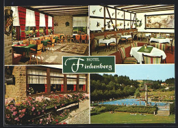 AK Blankenheim /Ahr, Hotel Restaurant Finkenberg, Innenansichten U. Freibad  - Other & Unclassified
