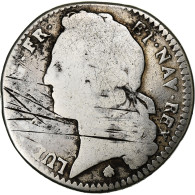France, Louis XV, 1/5 Écu Au Bandeau, 1756, Perpignan, Argent, B+, Gadoury:299 - 1715-1774 Ludwig XV. Der Vielgeliebte
