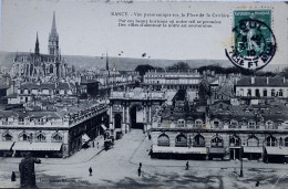 CPA (Meurthe Et Moselle). NANCY, Vue Panoramique Sur La Place De La Carrière - Nancy