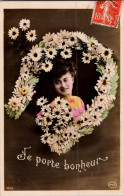 Carte    - Portrait De Femme ,  Je Porte Bonheur       AQ955 Circé - Femmes