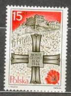 POLAND MNH ** 2731 ANNIVERSAIRE DE LA BATAILLE DE MONTE CASSINO. CHAMP DE BATAILLE. CROIX Guerre - Unused Stamps