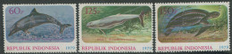 Indonesia:Unused Stamps Set Dolphin, Whale And Turtle, 1979, MNH - Other & Unclassified