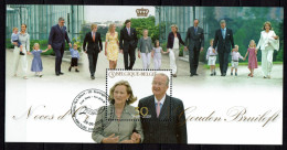 2009 Bloc 170 (N°3921) - Gouden Bruiloft Koning Albert - Koningin Paola - Dynastie - Les Noces D'or - Gestempeld - 2002-… (€)
