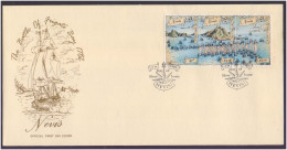 The Battle Of Frigate Bay 1782 American Revolutionary War, Explorer, Geography, Flagship, Ship, Map, Barfleur Nevis FDC - Maritiem