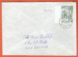37P - Relais Mallien 1982 Vers Bas-Oha - Postmarks With Stars