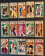 Lot Of 15/24 MOVIE GUM Bubble Gum SPICE GIRLS Advertising Stickers. - Other & Unclassified
