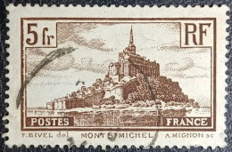 N°260 Mont Saint-Michel. 5Fr. Brun. Oblitéré. Bon Centrage... - Oblitérés