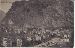 Saluti Da BIASCA, Viaggiata  1914-1918, Annullo Militare Groupe Subsistance, Détachement Tessin - Biasca