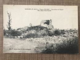 LORGIES Guerre 1914-1918 Les Ruines De L'Eglise - Berck