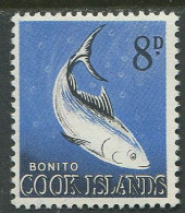 Cook Islands:Unused Stamp Bonito Fish, 1963, MNH - Fishes