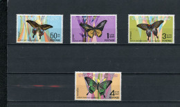 THAILAND 498/501 BUTTERFLIES PAPILLONS   MNH - Thaïlande