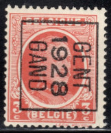 Typo 168B (GENT 1928 GAND) - **/mnh - Typos 1922-31 (Houyoux)