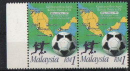 Malaysia  - 1997 -  The 9th World Youth Football Championship - PAIR  - MNH. ( OL 19/05/2022 ) - Maleisië (1964-...)