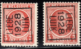 Typo 170 A+B (LIEGE 1928 LUIK) - **/mnh - Typo Precancels 1922-31 (Houyoux)