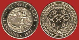 ** MEDAILLE  OLYMPIC  GAMES  -  LILLEHAMMER  1994  +  PIN' S ** - Andere & Zonder Classificatie