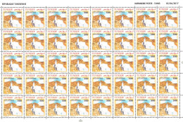 2017-Tunisie-mosquée: Chenini - En Feuille Entière- 40V- MNH***** - Mosquées & Synagogues