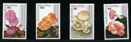 Nevis ** N° 626 à 629 - Champignons (III) (3 P10) - St.Kitts-et-Nevis ( 1983-...)