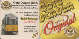 5004042 Bierdeckel Quadratisch - Gold-Ochsen - Sous-bocks