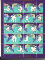 Groenland - 1988 -   Feuillet 30 Vignettes Jul - Noel -  - Neufs** - MNH - Unused Stamps