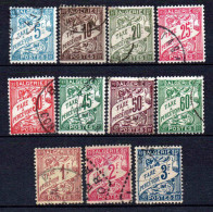 Algérie - 1926  - Tb Taxe 1 à 11  -  Oblit  - Used - Portomarken
