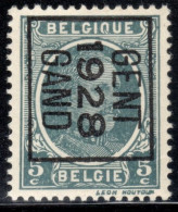 Typo 174B (GENT 1927 GAND) - **/mnh - Typos 1922-31 (Houyoux)
