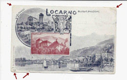 LOCARNO, S. Vittore, Castello, Al Lago Maggiore, Viaggiata 1904, éditeur Benziger - Locarno