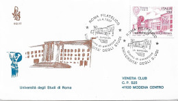 Fdc Venetia: UNIVERSITA' DEGLI STUDI DI ROMA (1997); Viaggiata; AS_Roma - FDC