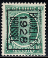 Typo 178B (BRUXELLES 1927 BRUSSEL) - **/mnh - Typo Precancels 1922-31 (Houyoux)