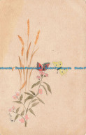 R669679 Flowers And Butterflies. W. A. Postcard. 1906 - Monde