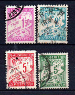 Algérie - 1945  - Tb Taxe 29 à 32 -  Oblit  - Used - Timbres-taxe