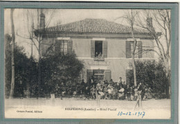 CPA (40) SOLFERINO - Aspect De L'Hôtel Pascal En 1917 - Autres & Non Classés