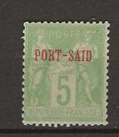 1899 MH Port-Said Yvert 5 - Unused Stamps