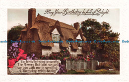 R668946 May Your Birthday Be Full Of Delight. RP. Postcard - World