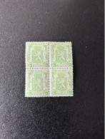 418a België Blok Van 4 MLH ** Nieuw - Unused Stamps