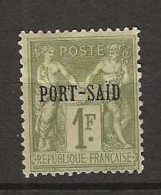 1899 MH Port-Said Yvert 16 - Unused Stamps