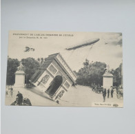 Carte Postale D'anticipation / Surréaliste "Enlèvement De L'Arc-de-Triomphe" - E. Le Deley Imprimeur - V. 1910 - Altri & Non Classificati