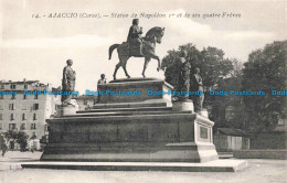 R668982 Ajaccio. Statue De Napoleon I Er Et De Ses Quatre Freres. A. Tomasi - Monde