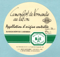 Fromage - étiquette De Camembert Isigny Sainte-Mère - Isigny - état Neuf - Formaggio