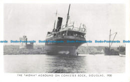 R671151 Douglas. The Mona. Aground On Conister Rock. Mannin Postcard No. 14 - Monde