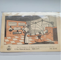 Carte Postale Publicitaire Cours Fidès - Anticipation - Le Baccalauréat Clinique En L'an 3000 - 1940 - Other & Unclassified
