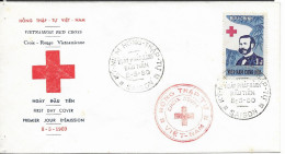 Vietnam Croix Rouge Red Cross FDC 1960 - Vietnam