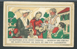 Baptème D'un Petit Chinois - Mission Soeurs De Saint Vincent De Paul Et  P.P. Lazaristes - Illustration Plassard- Lax 45 - Other & Unclassified